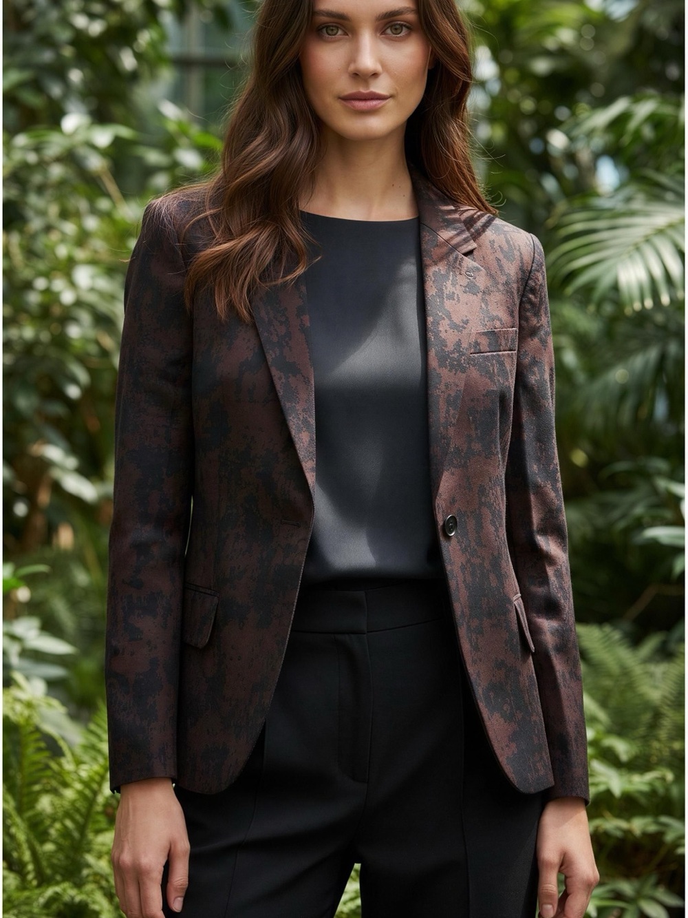 Marc By Marc Jacobs Black and Brown Blazer Contemporary Style